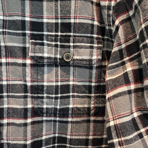 JACHS Men's Cotton Plaid Flannel Button Down Shirt Size XL - Picture 4 of 11